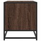 vidaXL Ντουλάπι τηλεόρασης καφέ δρυς 270x40x46 cm Κατασκευασμένο ξύλο
