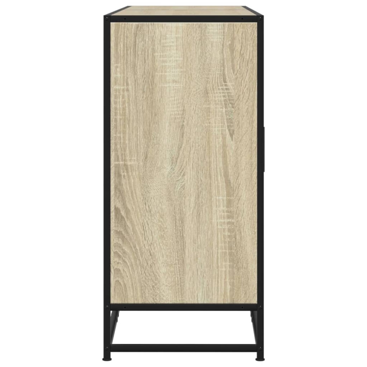 vidaXL Sideboard Sonoma Oak 134x35x76 cm Κατασκευασμένο ξύλο