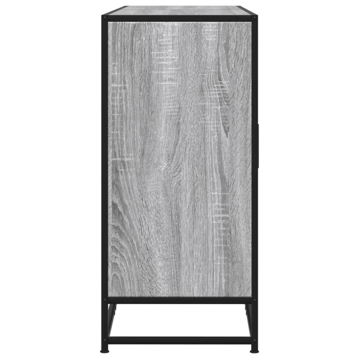 vidaXL Sideboard Grey Sonoma 134x35x76 cm Ξύλινο μηχανουργικό ξύλο