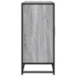 vidaXL Sideboard Grey Sonoma 134x35x76 cm Ξύλινο μηχανουργικό ξύλο