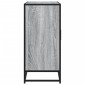 vidaXL Sideboard Γκρι Sonoma 92x35x76 cm Ξύλινο μηχανουργικό ξύλο