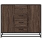 vidaXL Sideboard καφέ δρυς 92x35x76 cm Ξύλινο μηχανουργικό ξύλο