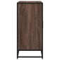 vidaXL Sideboard καφέ δρυς 92x35x76 cm Ξύλινο μηχανουργικό ξύλο