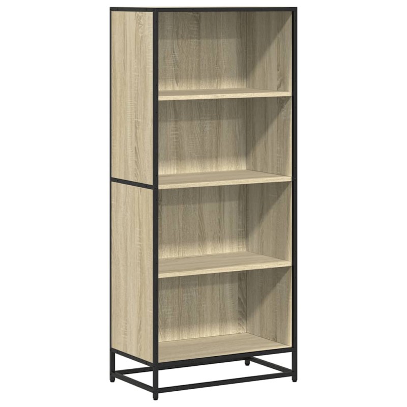 vidaXL Βιβλιοθήκη Sonoma Oak 60x35x139 cm Ξύλινη κατασκευή