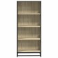 vidaXL Βιβλιοθήκη Sonoma Oak 60x35x139 cm Ξύλινη κατασκευή