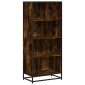 vidaXL Βιβλιοθήκη καπνιστή βελανιδιά 60x35x139 cm Ξύλινη κατασκευή