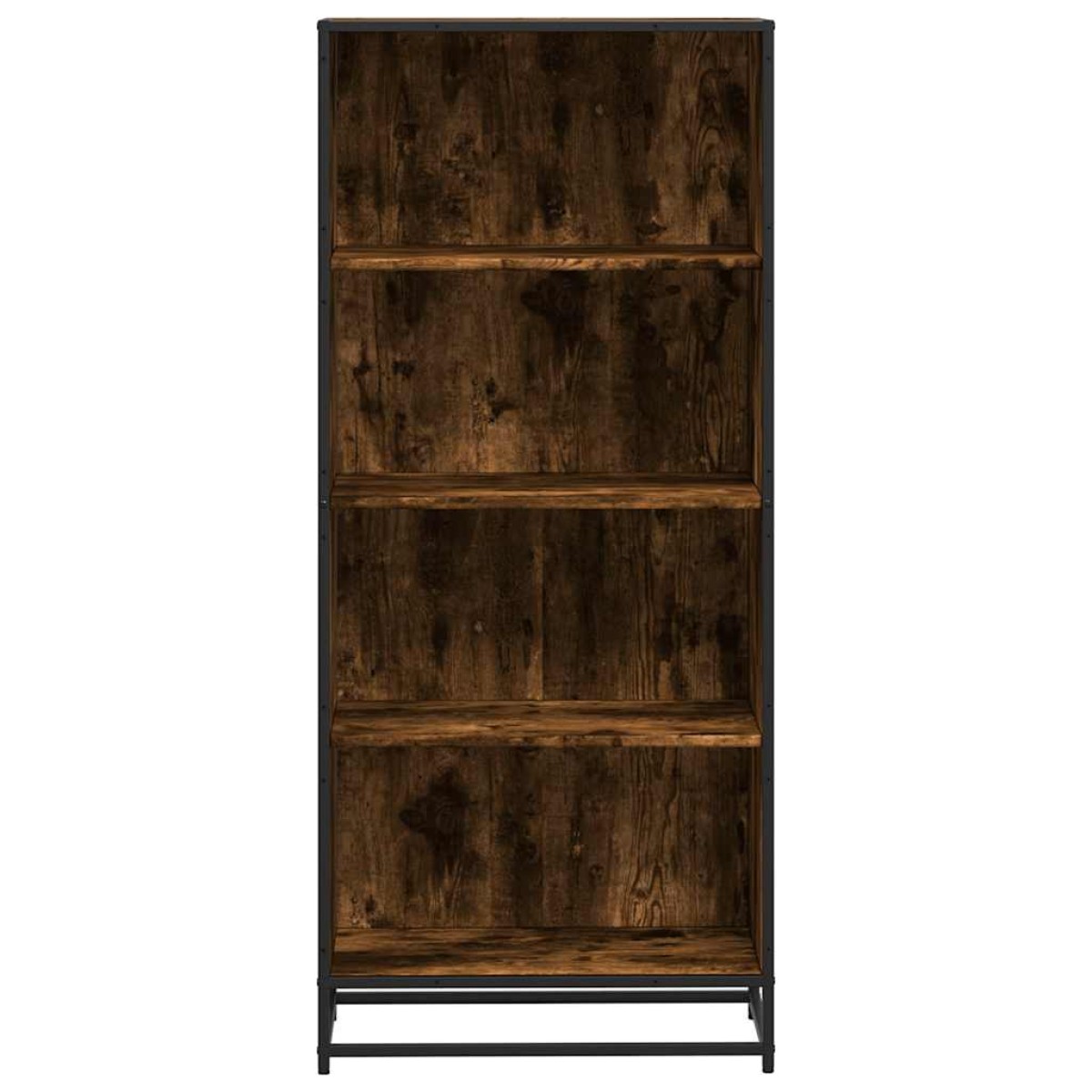 vidaXL Βιβλιοθήκη καπνιστή βελανιδιά 60x35x139 cm Ξύλινη κατασκευή