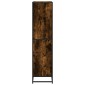 vidaXL Βιβλιοθήκη καπνιστή βελανιδιά 60x35x139 cm Ξύλινη κατασκευή
