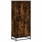 vidaXL Βιβλιοθήκη καπνιστή βελανιδιά 60x35x139 cm Ξύλινη κατασκευή