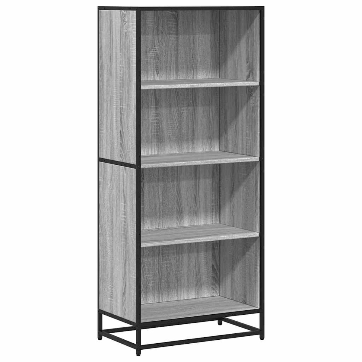 vidaXL Βιβλιοθήκη Γκρι Sonoma 60x35x139 cm Ξύλινη κατασκευή