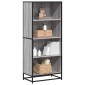vidaXL Βιβλιοθήκη Γκρι Sonoma 60x35x139 cm Ξύλινη κατασκευή