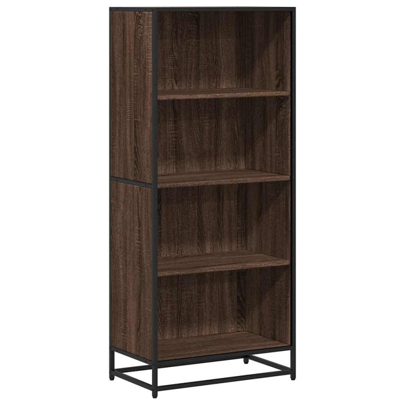 vidaXL Βιβλιοθήκη καφέ δρυς 60x35x139 cm Ξύλινη κατασκευή