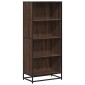 vidaXL Βιβλιοθήκη καφέ δρυς 60x35x139 cm Ξύλινη κατασκευή