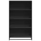 vidaXL Βιβλιοθήκη Μαύρο 80,5x35x139 cm Ξύλινη κατασκευή