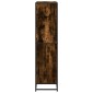 vidaXL Βιβλιοθήκη καπνιστή βελανιδιά 80,5x35x139 cm Ξύλινη κατασκευή