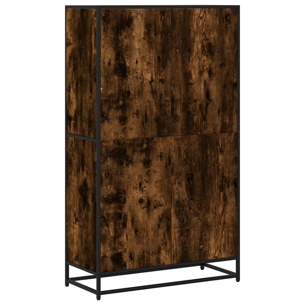 vidaXL Βιβλιοθήκη καπνιστή βελανιδιά 80,5x35x139 cm Ξύλινη κατασκευή