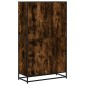vidaXL Βιβλιοθήκη καπνιστή βελανιδιά 80,5x35x139 cm Ξύλινη κατασκευή