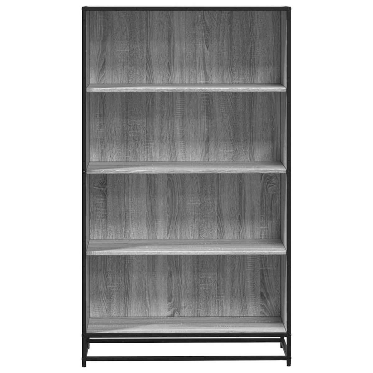 vidaXL Βιβλιοθήκη Γκρι Sonoma 80,5x35x139 cm Ξύλινη κατασκευή