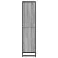 vidaXL Βιβλιοθήκη Γκρι Sonoma 80,5x35x139 cm Ξύλινη κατασκευή