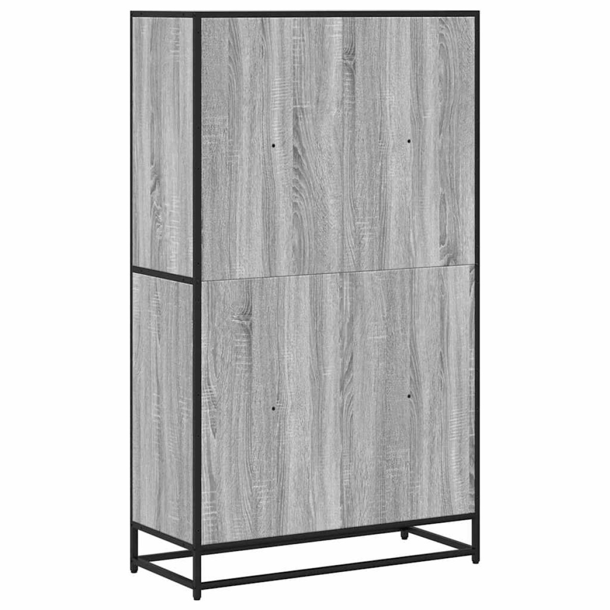 vidaXL Βιβλιοθήκη Γκρι Sonoma 80,5x35x139 cm Ξύλινη κατασκευή