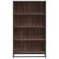 vidaXL Βιβλιοθήκη καφέ δρυς 80,5x35x139 cm Κατασκευασμένο ξύλο