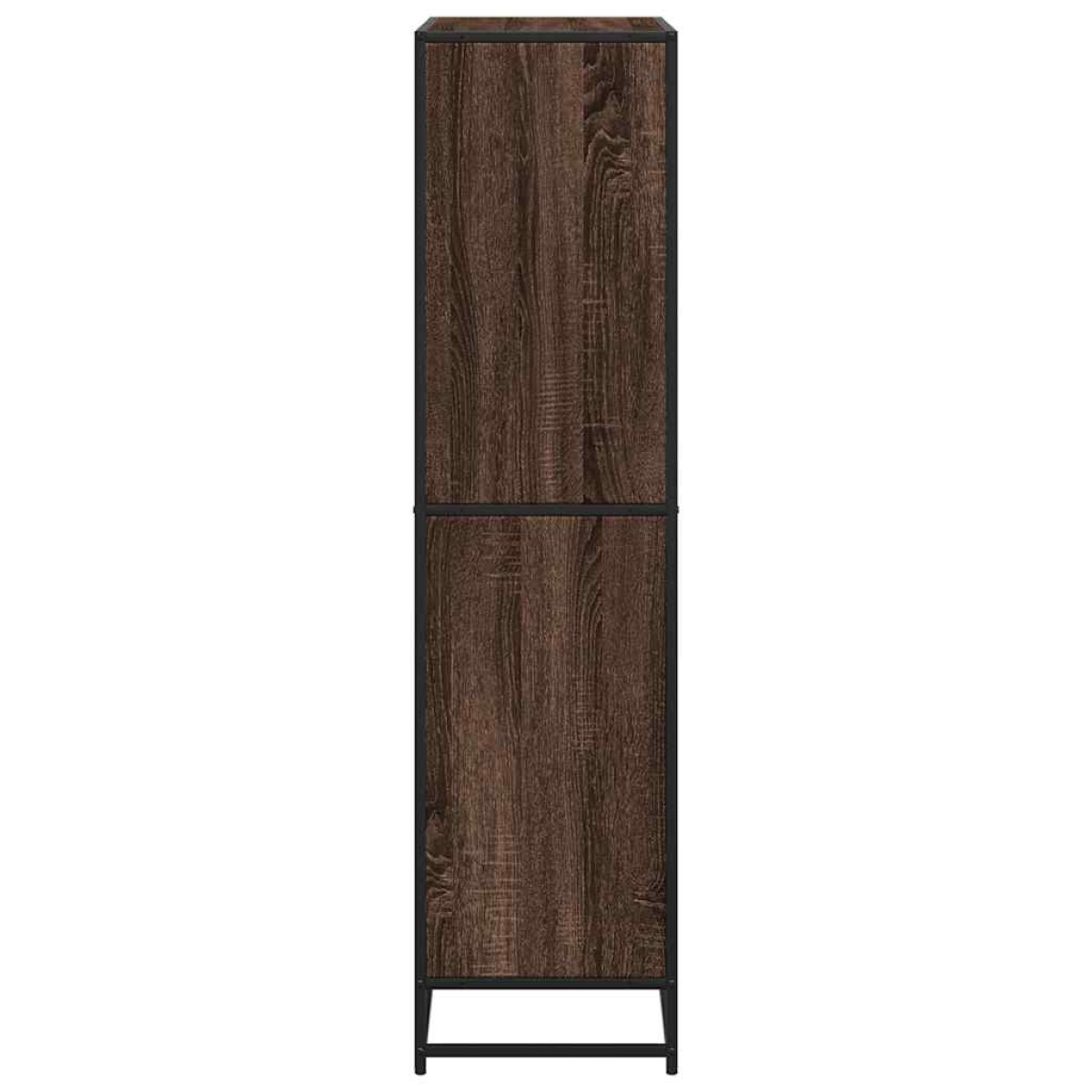 vidaXL Βιβλιοθήκη καφέ δρυς 80,5x35x139 cm Κατασκευασμένο ξύλο