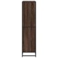 vidaXL Βιβλιοθήκη καφέ δρυς 80,5x35x139 cm Κατασκευασμένο ξύλο