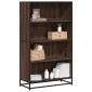 vidaXL Βιβλιοθήκη καφέ δρυς 80,5x35x139 cm Κατασκευασμένο ξύλο