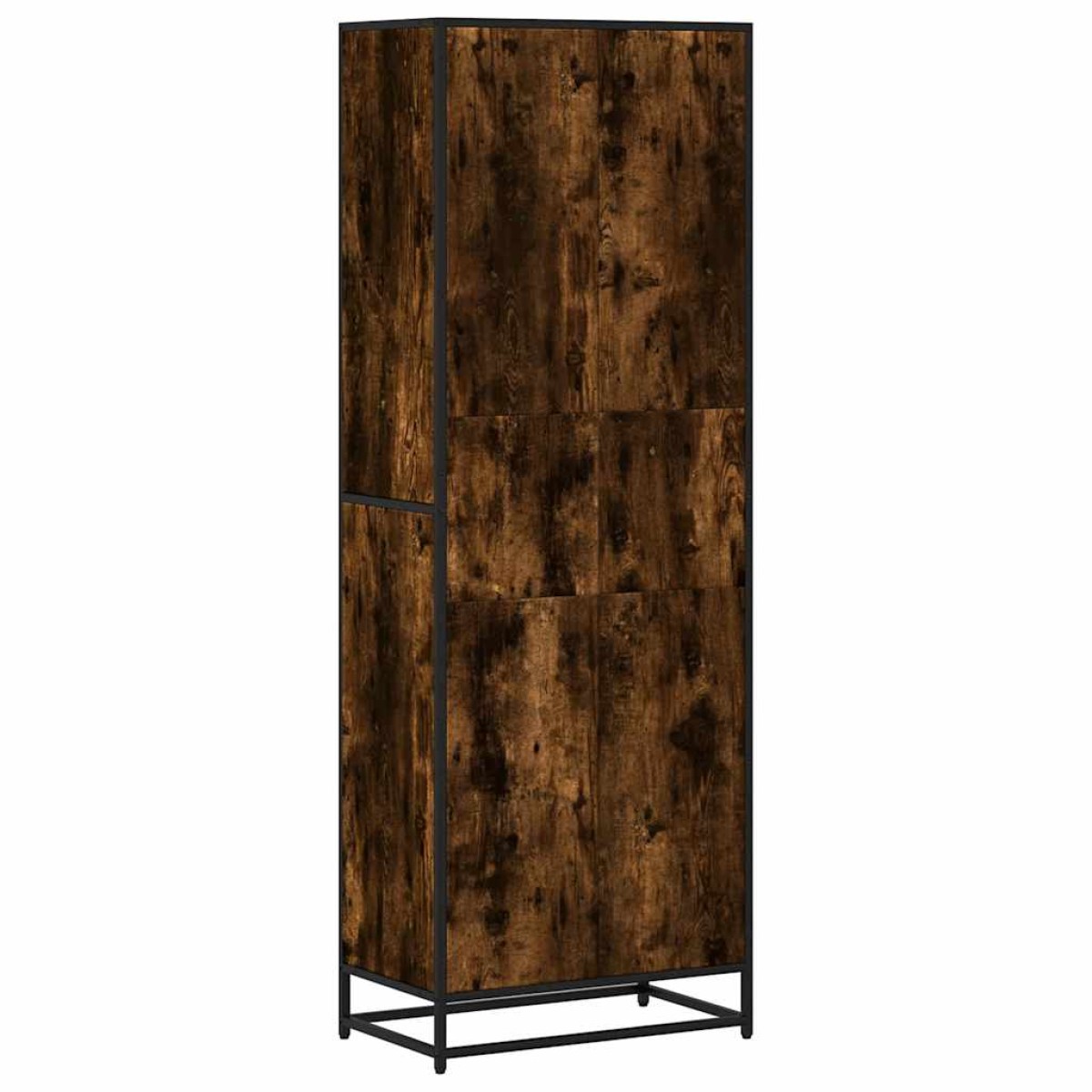 vidaXL Βιβλιοθήκη καπνιστή βελανιδιά 60x35x170,5 cm Ξύλινη κατασκευή