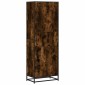 vidaXL Βιβλιοθήκη καπνιστή βελανιδιά 60x35x170,5 cm Ξύλινη κατασκευή
