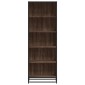 vidaXL Βιβλιοθήκη καφέ δρυς 60x35x170,5 cm Κατασκευασμένο ξύλο