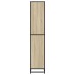vidaXL Βιβλιοθήκη Sonoma Oak 80,5x35x170,5 cm Ξύλινη κατασκευή