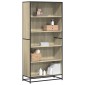 vidaXL Βιβλιοθήκη Sonoma Oak 80,5x35x170,5 cm Ξύλινη κατασκευή