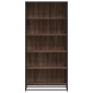 vidaXL Βιβλιοθήκη καφέ δρυς 80,5x35x170,5 cm Κατασκευασμένο ξύλο