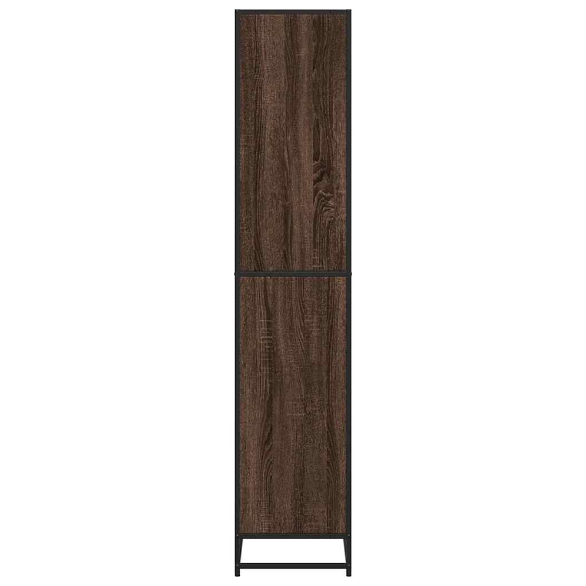 vidaXL Βιβλιοθήκη καφέ δρυς 80,5x35x170,5 cm Κατασκευασμένο ξύλο