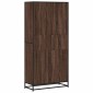vidaXL Βιβλιοθήκη καφέ δρυς 80,5x35x170,5 cm Κατασκευασμένο ξύλο