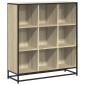 vidaXL Βιβλιοθήκη Sonoma Δρυς 97,5x33x107,5 εκ Επεξεργ. Ξύλο & Μέταλλο