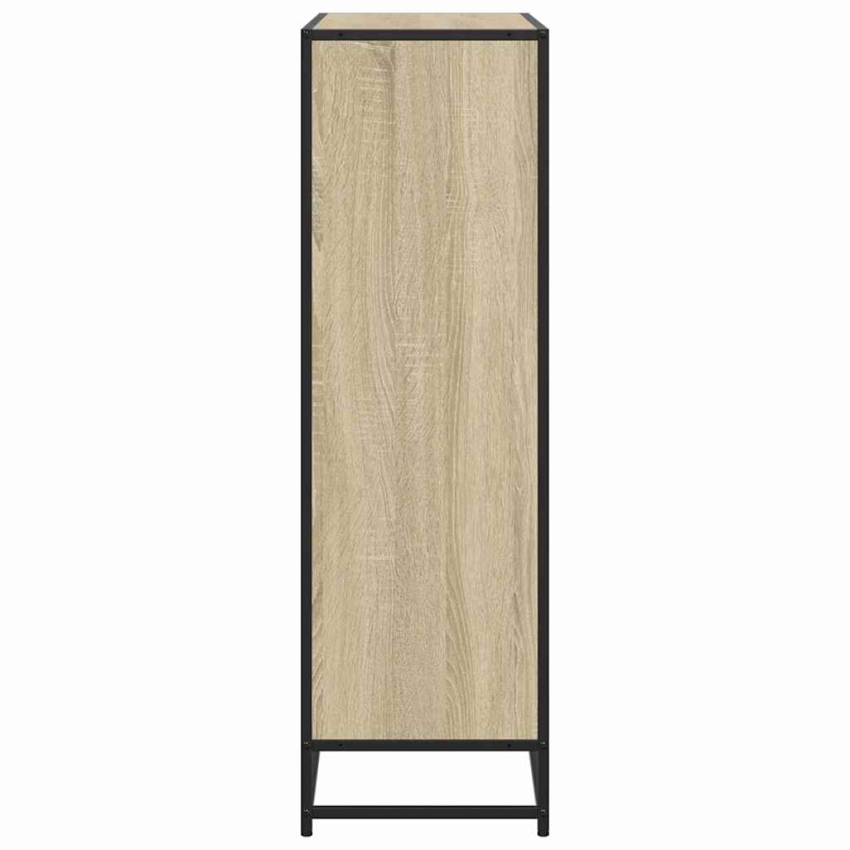 vidaXL Βιβλιοθήκη Sonoma Δρυς 97,5x33x107,5 εκ Επεξεργ. Ξύλο & Μέταλλο