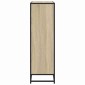 vidaXL Βιβλιοθήκη Sonoma Δρυς 97,5x33x107,5 εκ Επεξεργ. Ξύλο & Μέταλλο