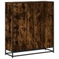 vidaXL Βιβλιοθήκη καπνιστή βελανιδιά 97,5x33x107,5 cm