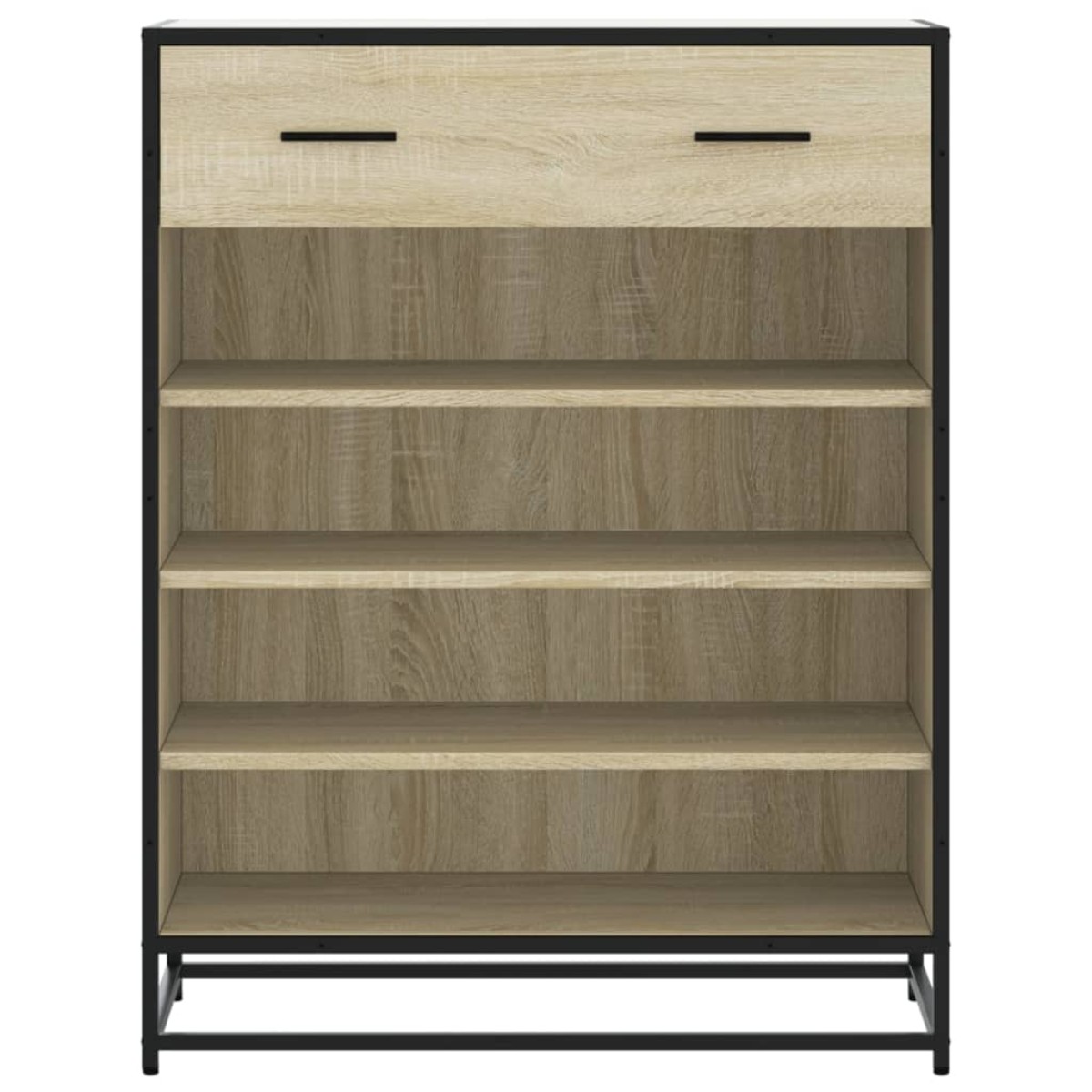 vidaXL Ντουλάπι παπουτσιών Sonoma Oak Κατασκευασμένο ξύλο και μέταλλο