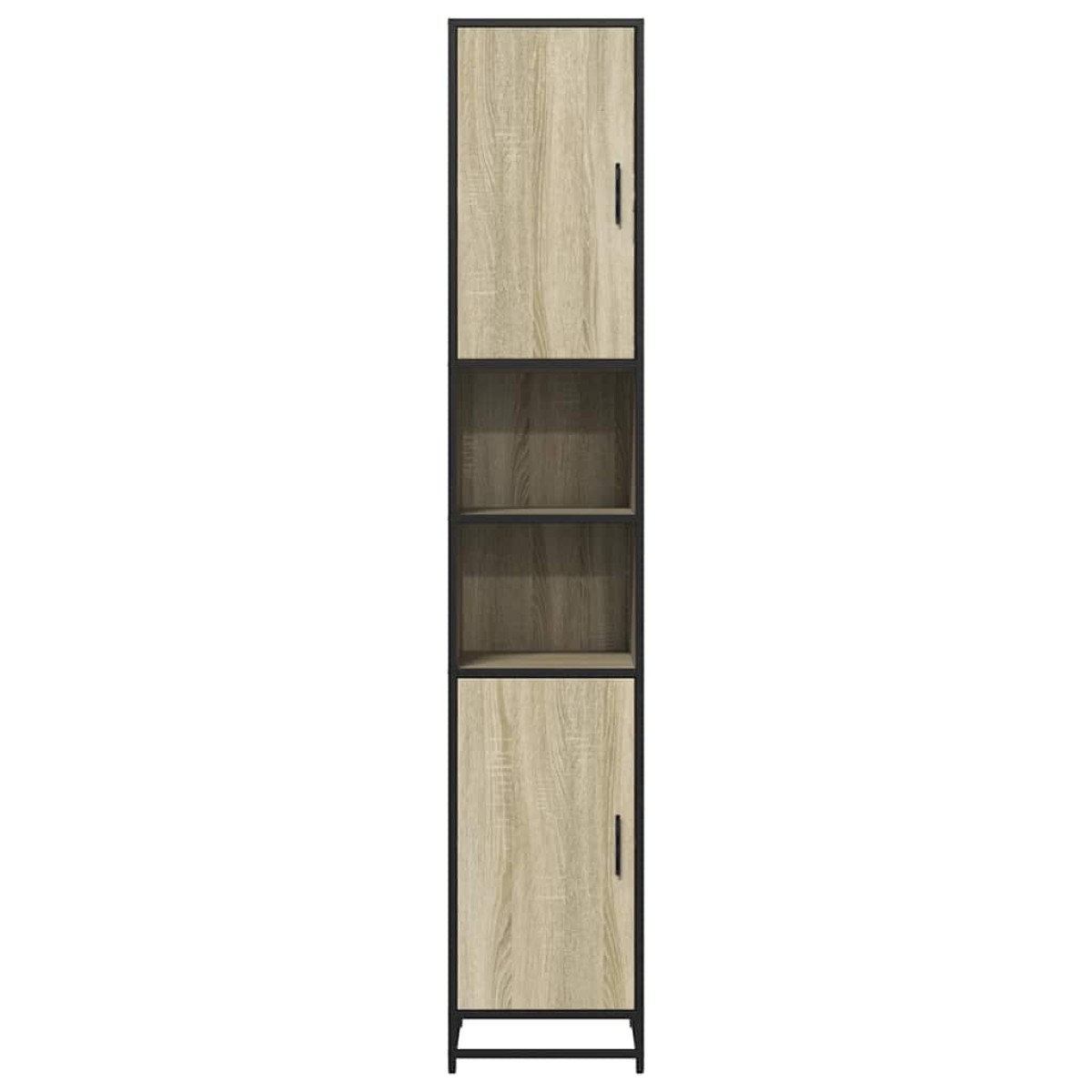 vidaXL Ντουλάπι μπάνιου Sonoma Oak 35x37,5x188,5 cm