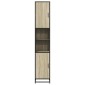 vidaXL Ντουλάπι μπάνιου Sonoma Oak 35x37,5x188,5 cm