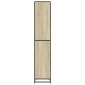 vidaXL Ντουλάπι μπάνιου Sonoma Oak 35x37,5x188,5 cm