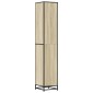 vidaXL Ντουλάπι μπάνιου Sonoma Oak 35x37,5x188,5 cm