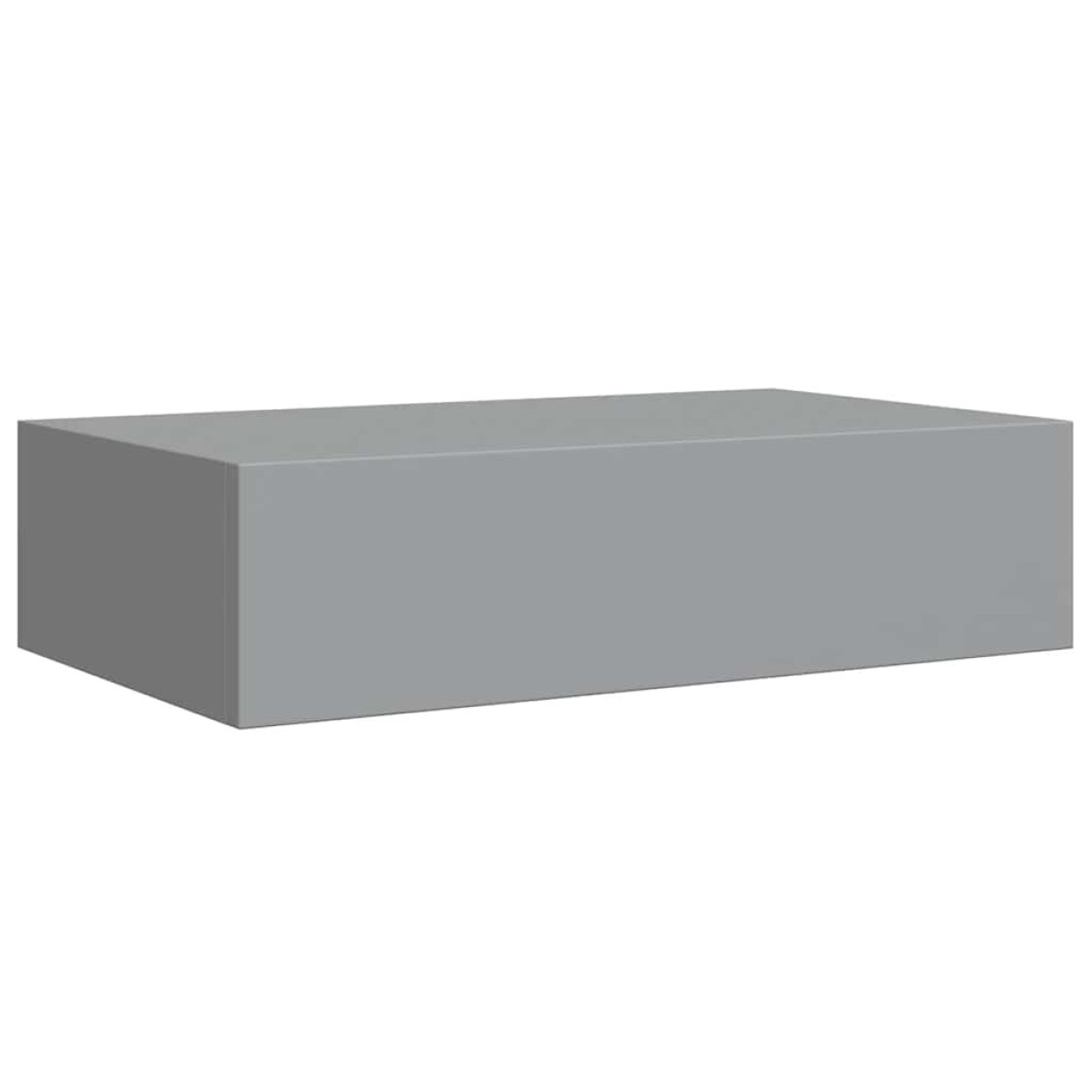 vidaXL Ράφι Επιτοίχιο με Συρτάρι Γκρι 40 x 23,5 x 10 εκ. από MDF