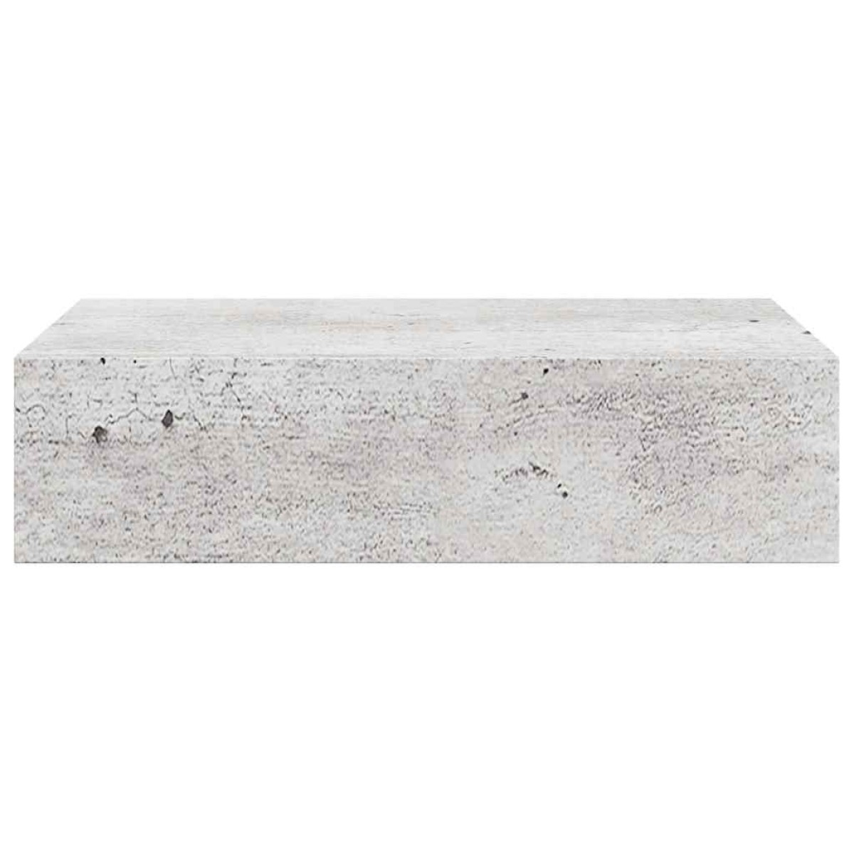 vidaXL Ράφια Τοίχου Συρτάρια 2 τεμ. Γκρι Σκυρ. 40x23,5x10 εκ από MDF