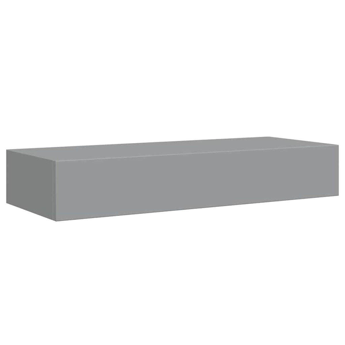 vidaXL Ράφια Τοίχου με Συρτάρια 2 Τεμ. Γκρι 60 x 23,5 x 10εκ. από MDF
