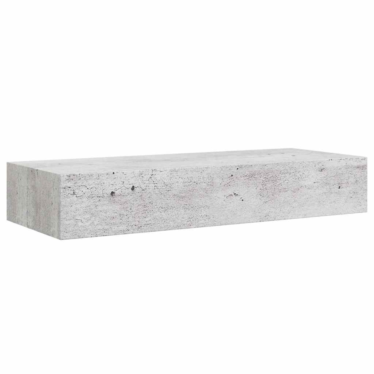 vidaXL Ράφια Τοίχου Συρτάρια 2 τεμ. Γκρι Σκυρ. 60x23,5x10 εκ από MDF