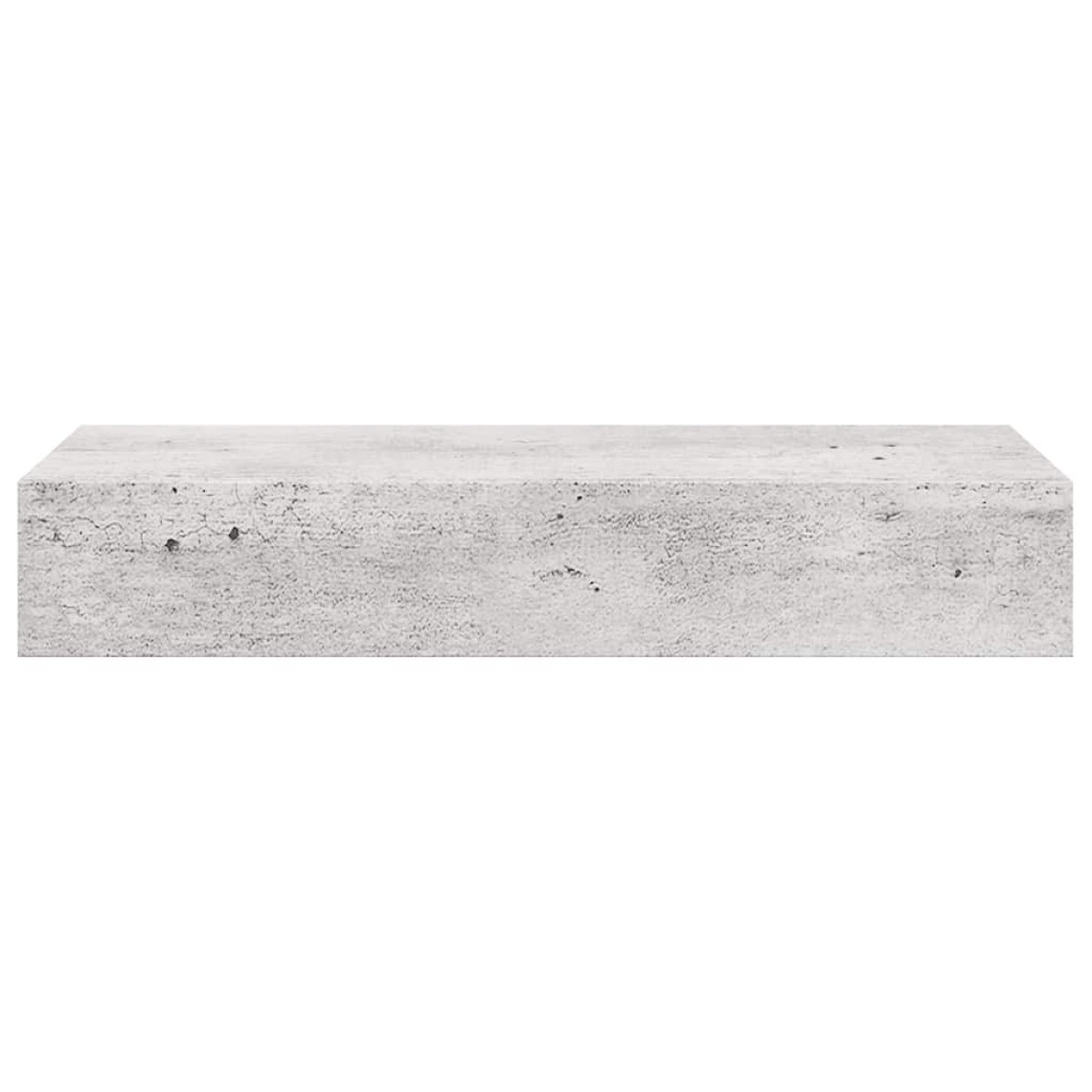 vidaXL Ράφια Τοίχου Συρτάρια 2 τεμ. Γκρι Σκυρ. 60x23,5x10 εκ από MDF